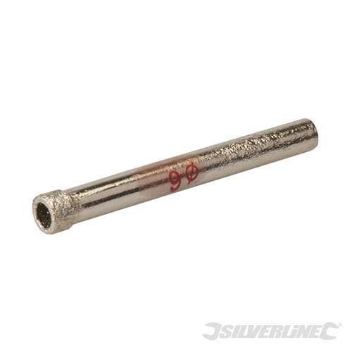 Sega a tazza diamantata per forare piastrelle , vetro, marmo, ardesia e gres porcellanato varie mis. silverline