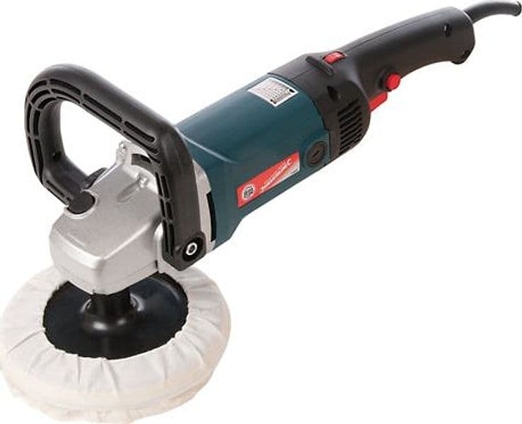 Levigatrice angolare lucidatrice 180 mm Silverline carrozzeria lavoro 1500W giro lento