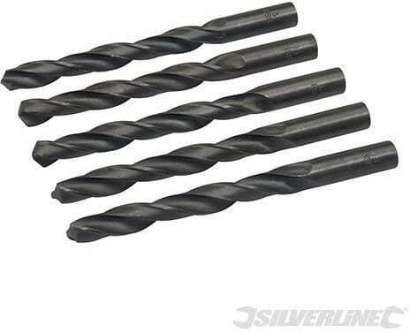 Punte trapano Jobber HSS-R in acciaio forgiato 4341 per metalli Silverline 5 pezzi in Punte foratrici Eternal Brico - Ariano Irpino, commercioVirtuoso.it