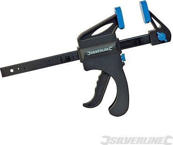 Morsetti rapidi stringenti a una mano 4 lunghezze Silverline Silverline