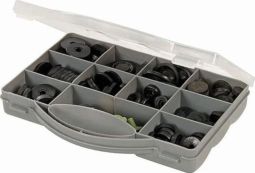 Confezione di rondelle per rubinetti assortite di varie misure e formati 146 pezzi fixman in Rondelle per rubinetti e valvole Eternal Brico - Ariano Irpino, commercioVirtuoso.it