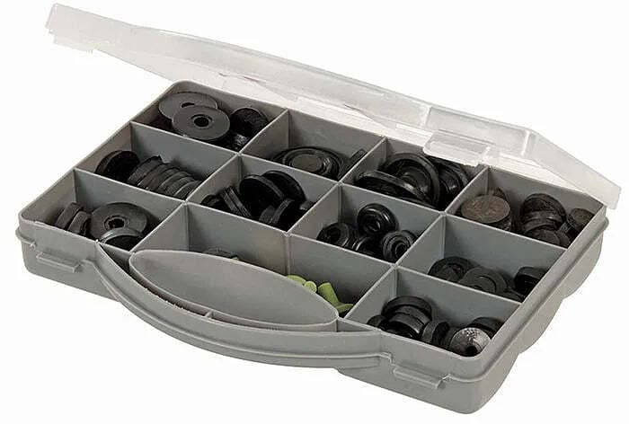 Confezione di rondelle per rubinetti assortite di varie misure e formati 146 pezzi fixman in Rondelle per rubinetti e valvole Eternal Brico - Ariano Irpino, commercioVirtuoso.it