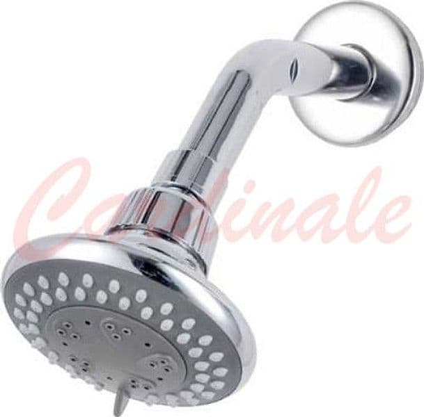 BRACCIO DOCCIA ALPINO CON SOFFIONE 3 GETTI ABS CROMO 1/2 IDEAL STAR