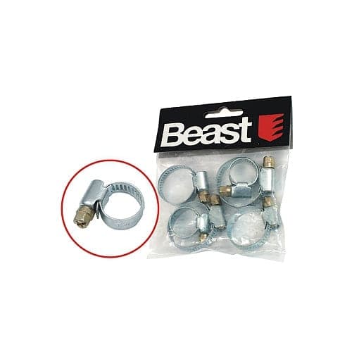 Fascette stringitubo set da 6 pezzi,2 x (10-16, 16-25, 20-32 mm) e set da 8 pezzi, 2x (10-16, 12-22, 16-27, 25-40 mm)Beast