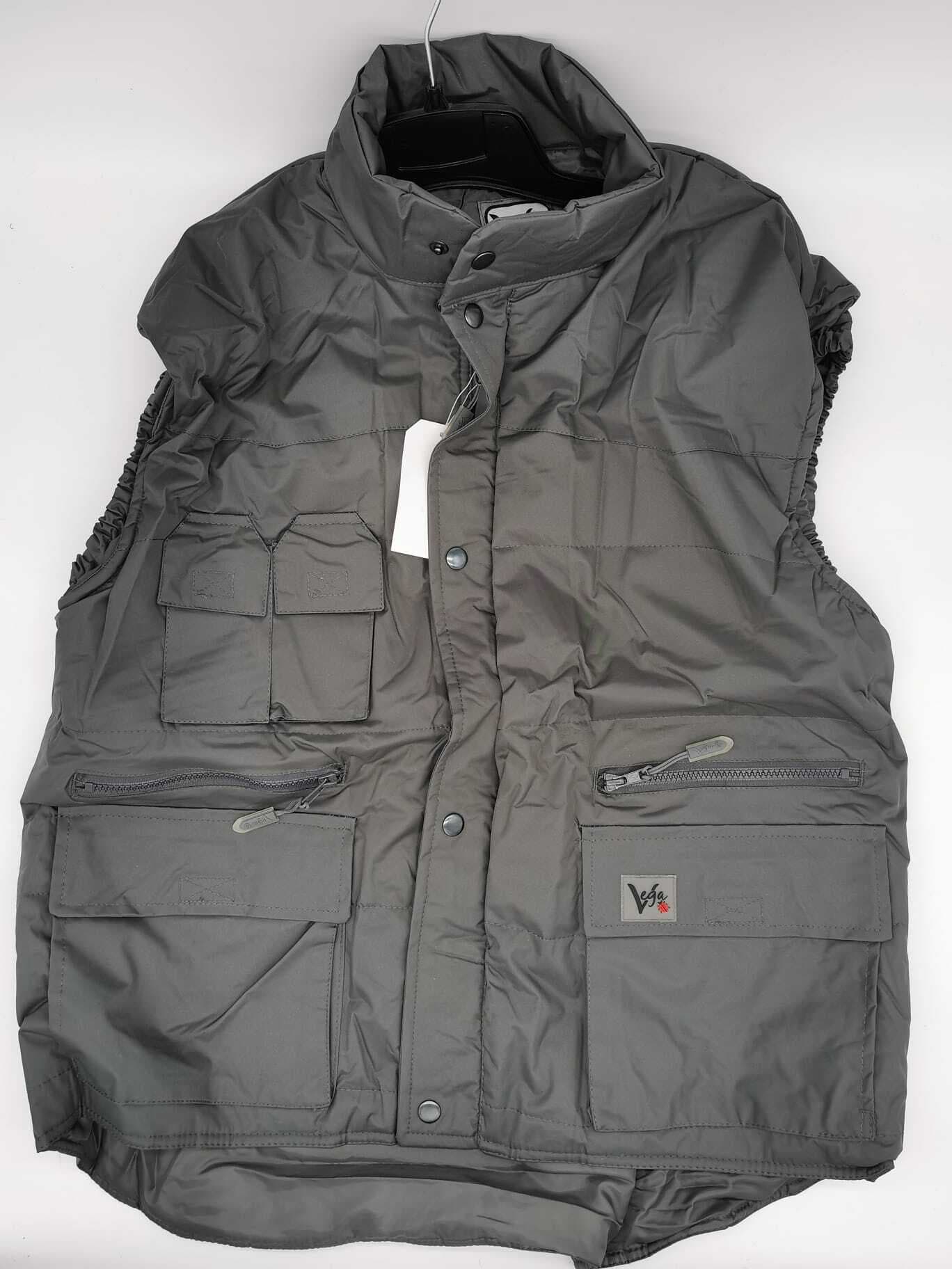 GILET MULTI TASCHE MODELLO COMFORT DA LAVORO COLORE GRIGIO VEGA XL