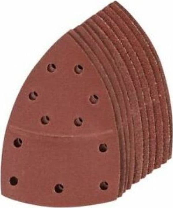 Fogli abrasivi a strappo 102 x 62 mm, 93 mm 10 p.zi forati silverline
