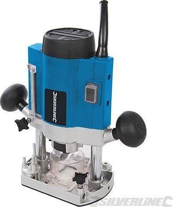Fresatrice 1020 W a immersione regolabile per legno Silverline