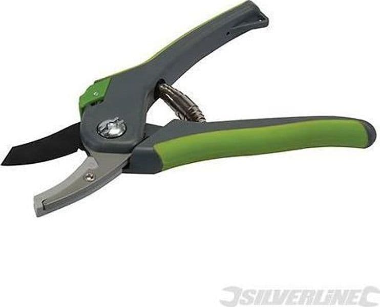 Cesoie ad incudine con lama 210 mm prodotto originale silverline manico ergonomico