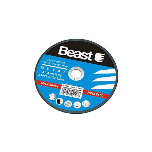 DISCO DA TAGLIO PER METALLO ACCIAIO E ACCIAIO INOSSIDABILE ALTA QUALITA' BEAST in Dischi lamellari Eternal Brico - Ariano Irpino, commercioVirtuoso.it
