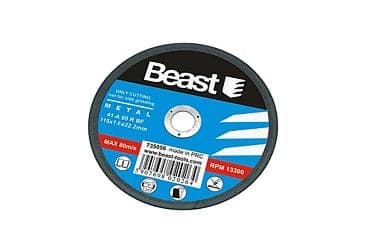 DISCO DA TAGLIO PER METALLO ACCIAIO E ACCIAIO INOSSIDABILE ALTA QUALITA' BEAST in Dischi lamellari Eternal Brico - Ariano Irpino, commercioVirtuoso.it