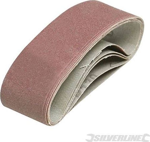 Nastri abrasivi 40 x 305 mm in ossido di alluminio per levigatrici offerta silverline in Nastri abrasivi Eternal Brico - Ariano Irpino, commercioVirtuoso.it