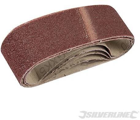 Nastri abrasivi 40 x 305 mm in ossido di alluminio per levigatrici offerta silverline in Nastri abrasivi Eternal Brico - Ariano Irpino, commercioVirtuoso.it