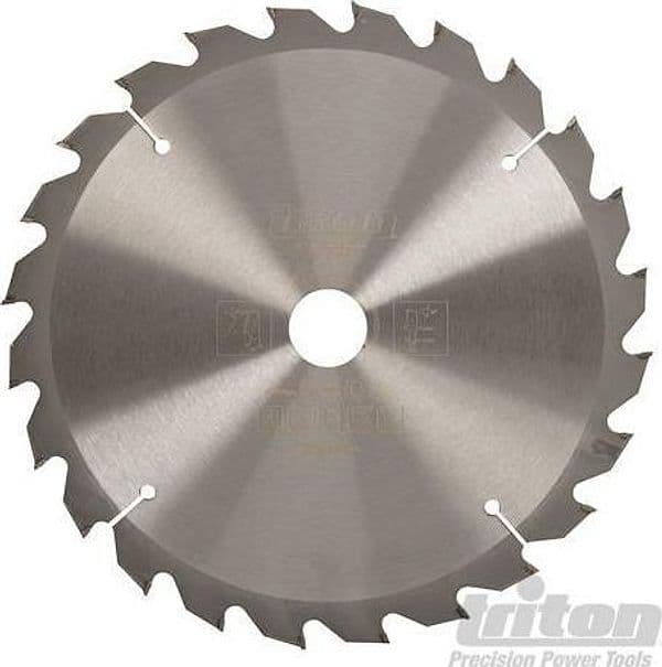Lama circolare da utilizzare con sega per legno e laminati al vidia carburo di tungsteno Triton – 250 x 30 mm, 40 denti –