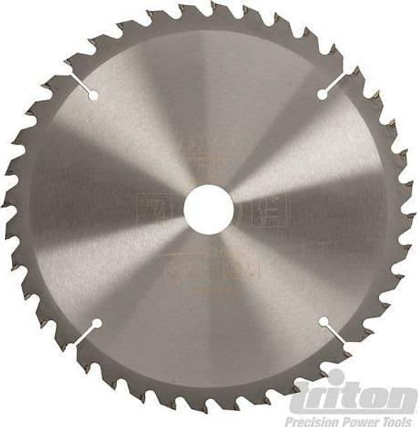 Lama circolare da utilizzare con sega per legno e laminati al vidia carburo di tungsteno Triton – 250 x 30 mm, 80 denti –