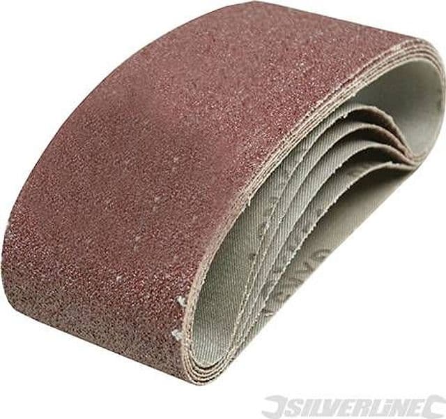 Nastri abrasivi 75 x 457mm in ossido di alluminio per levigatrici a nastro offerta silverline - 6
