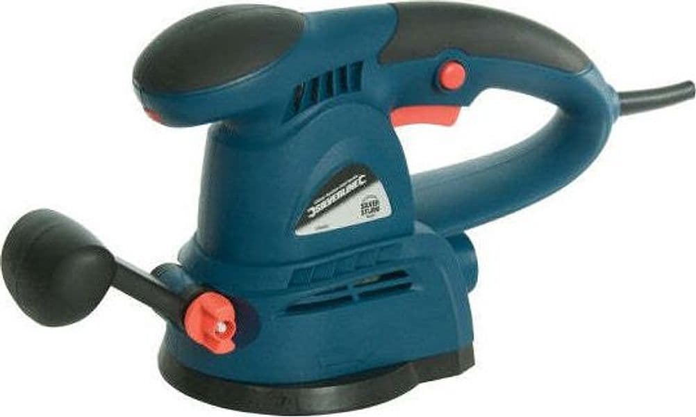 Levigatrice roto-orbitale lavoro fai da te scale bordi parquet Silverline 430W