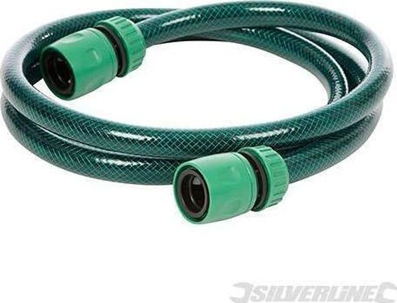 Set di connesione tubo flessibile Femmina 1/2"	Silverline
