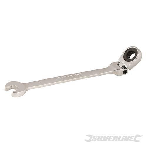 Chiavi a cricchetto Silverline Ingegneria Meccanica combinata a testa flessibile Silverline