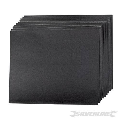 Carta abrasiva a secco e ad acqua con supporto in lattice impermeabile per la levigatura Silverline