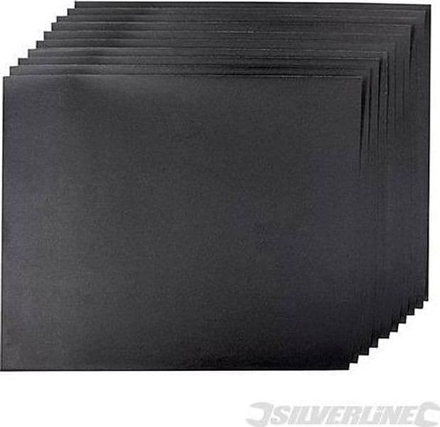 Carta abrasiva a secco e ad acqua con supporto in lattice impermeabile per la levigatura Silverline