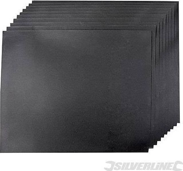 Carta abrasiva a secco e ad acqua con supporto in lattice impermeabile per la levigatura Silverline
