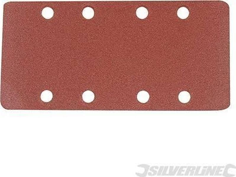 Fogli abrasivi forati 1/3 a fissaggio a strappo in ossido di alluminio nuovo varie grane - 7