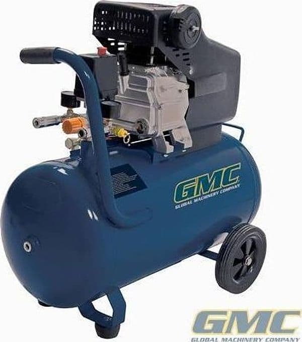 Compressore ad aria elettrico GMC 50 Litri 1500W motore 2HP GAC1500 PRO IN ESPOSIZIONE