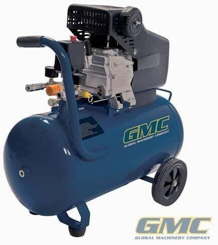 Compressore ad aria elettrico GMC 50 Litri 1500W motore 2HP GAC1500 PRO IN ESPOSIZIONE