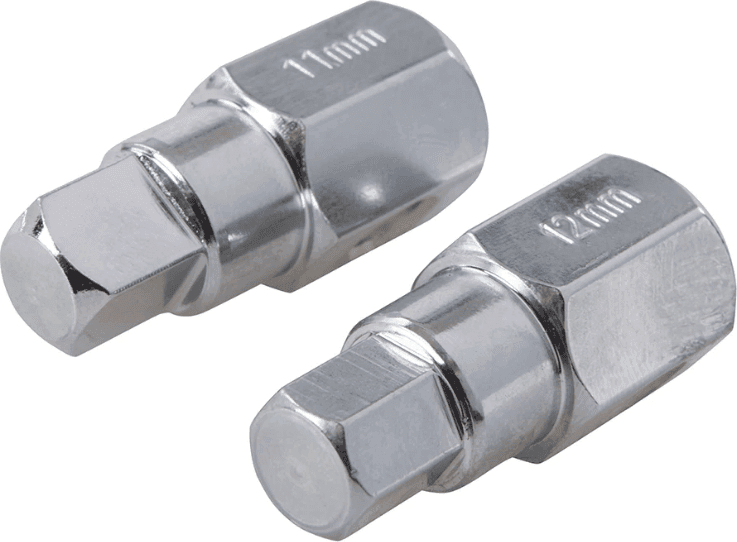 Set universale di chiavi per tappi di scarico in acciaio Silverline 12 pz - 3