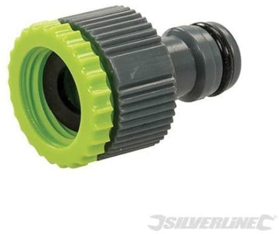 Connettori rubinetti 1/2" e 3/4" maschio guarnizioni antigelo e lunga durata silverline