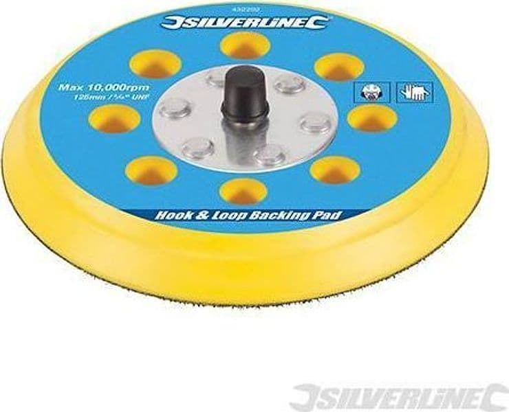 Platorello a fissaggio strappo per lucidatrici levigatrici pneumatiche offertissima silverline Silverline