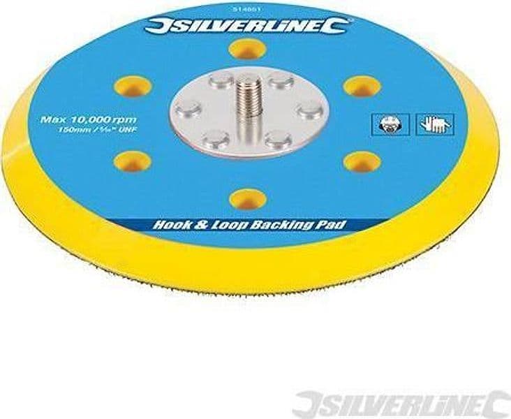 Platorello a fissaggio strappo per lucidatrici levigatrici pneumatiche offertissima silverline Silverline