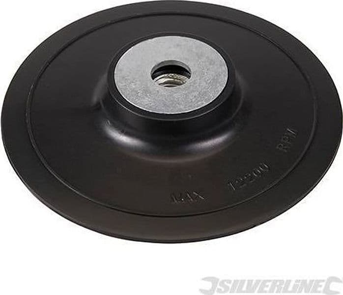Platorello ABS per smerigliatrici angolari lucidatrici sabbiatrici con ghiera filettata silverline in Platorelli per levigatrici Eternal Brico - Ariano Irpino, commercioVirtuoso.it