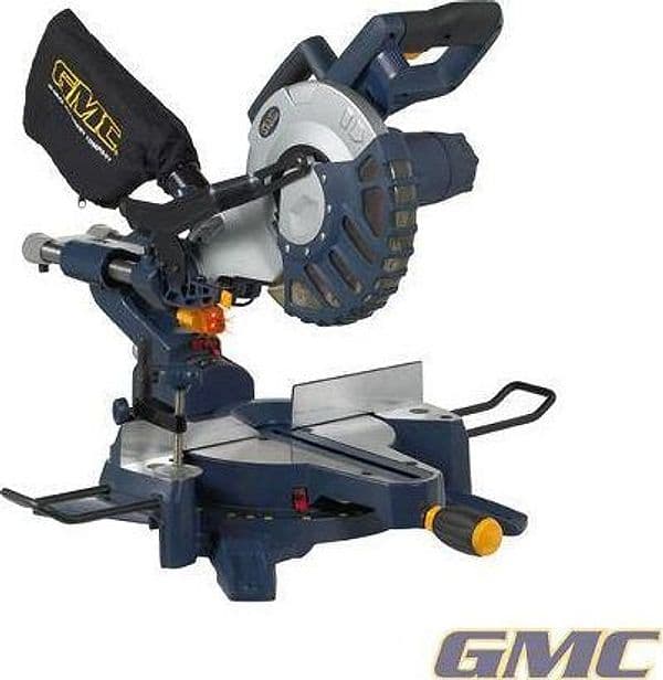 Troncatrice Scorrevole con Laser 210mm 1400W della GMC radiale professionale