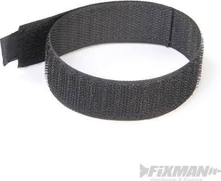 Fermacavi a strappo multiuso di alta qualità Fixman 10 pezzi – Nero, 450 mm – grigio