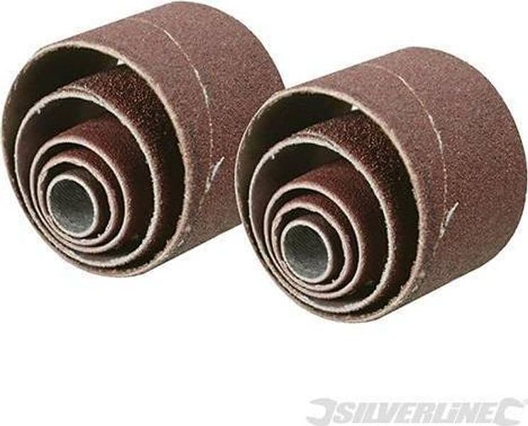 Manicotti di levigatura 10 pezzi grana 80 nuovo prodotto originale silverline
