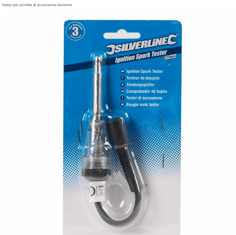 Tester di accensione per facilitare l'avviamento dell'auto prodotto nuovo silverline offerta in Tester per batterie Eternal Brico - Ariano Irpino, commercioVirtuoso.it