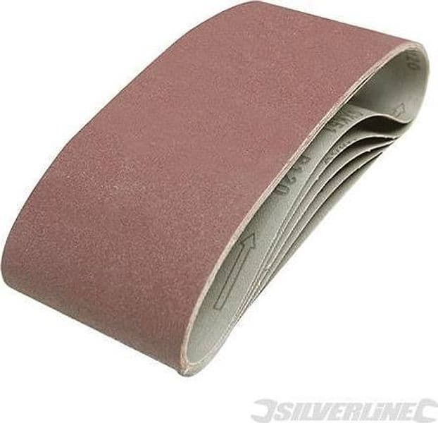Nastri abrasivi 100 x 610mm per levigatrici a nastro in ossido di alluminio silverline in Nastri abrasivi Eternal Brico - Ariano Irpino, commercioVirtuoso.it