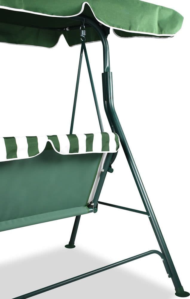 Dondolo "Amalfi" 3 posti altalena da giardino e veranda con cuscino imbottito 170 cm - 14