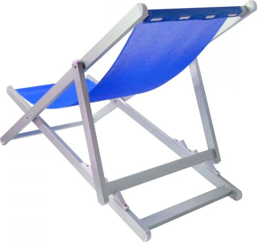 Sedia a sdraio "Jesolo" in alluminio e texilene per piscina e giardino regolabile in 4 posizioni in Lettini Decor Space - Altamura, commercioVirtuoso.it