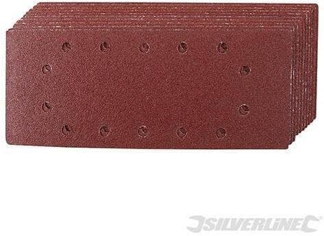 Fogli di levigatura 1/2 a fissaggio strappo pre-forati in ossido di alluminio varie grane in Fogli rotorbitali Eternal Brico - Ariano Irpino, commercioVirtuoso.it