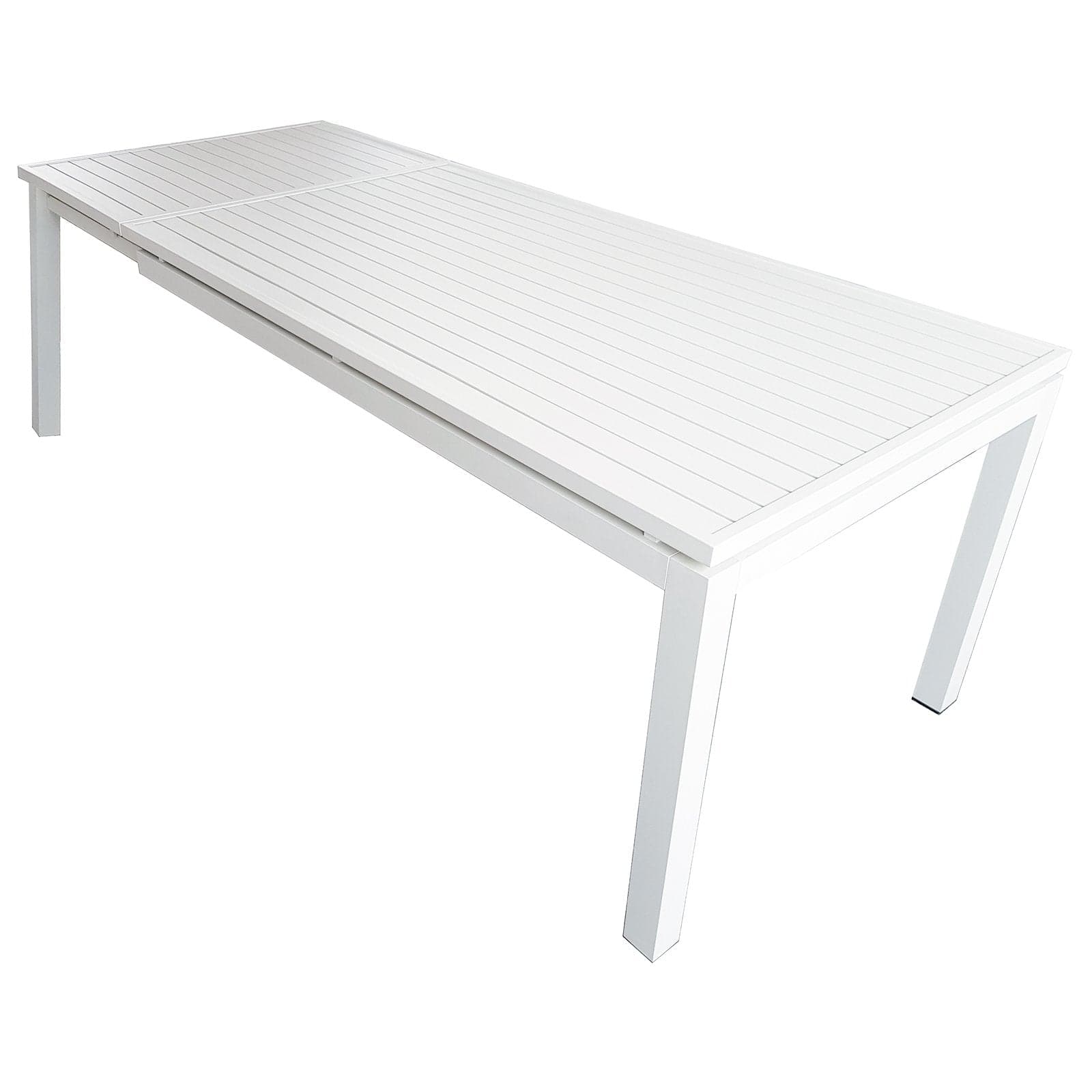 Tavolo allungabile "Galilee" in alluminio telescopico dogato 160-220 cm per giardino e veranda in Tavoli standard Decor Space - Altamura, commercioVirtuoso.it