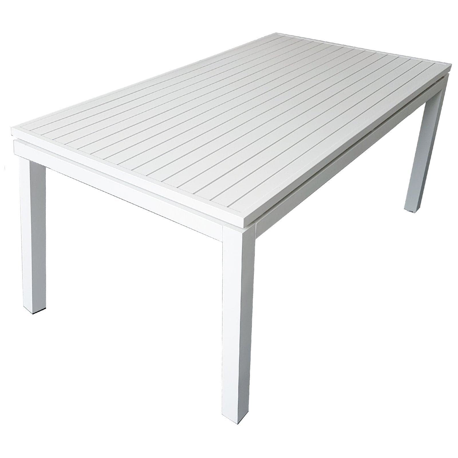 Tavolo allungabile "Galilee" in alluminio telescopico dogato 160-220 cm per giardino e veranda in Tavoli standard Decor Space - Altamura, commercioVirtuoso.it