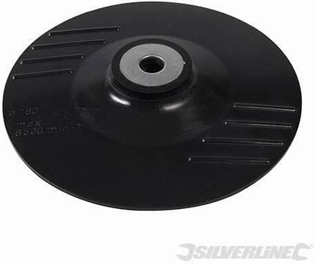 Platorello in gomma per smerigliatrici angolari e levigatrici lucidatrici offerta silverline in Platorelli per levigatrici Eternal Brico - Ariano Irpino, commercioVirtuoso.it