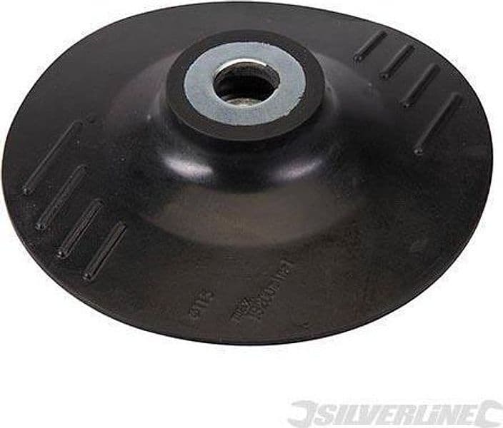 Platorello in gomma per smerigliatrici angolari e levigatrici lucidatrici offerta silverline in Platorelli per levigatrici Eternal Brico - Ariano Irpino, commercioVirtuoso.it