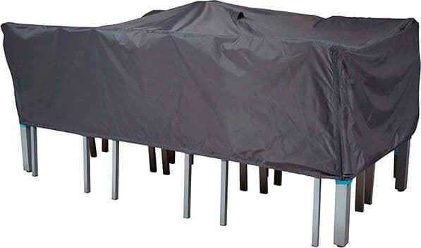 Telo di protezione idrorepellente Cover per tavoli rettangolari con sedie Giardino e giardinaggio/Arredamento da giardino e accessori/Coperture per mobili da giardino/Coperture per set arredo giardino Decor Space - Altamura, Commerciovirtuoso.it