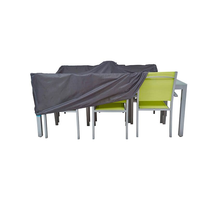Telo di protezione idrorepellente Cover per tavoli rettangolari con sedie in Coperture per set arredo giardino Decor Space - Altamura, commercioVirtuoso.it