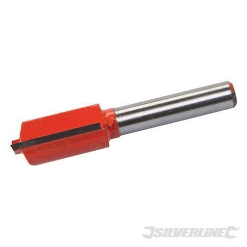 Fresa diritta metrica 1/4" in acciaio temprato da 3 x 12 mm a 20 x 20 mm silverline Silverline