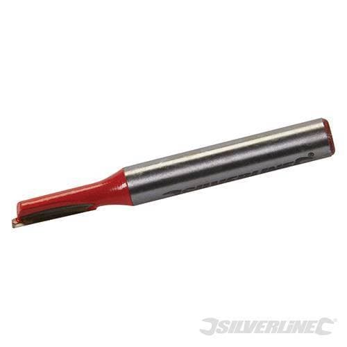 Fresa diritta metrica 1/4" in acciaio temprato da 3 x 12 mm a 20 x 20 mm silverline Silverline