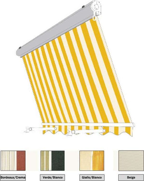 Tenda da sole a caduta cassonata per balcone e veranda con braccetti telo impermeabile in Tende da veranda Decor Space - Altamura, commercioVirtuoso.it